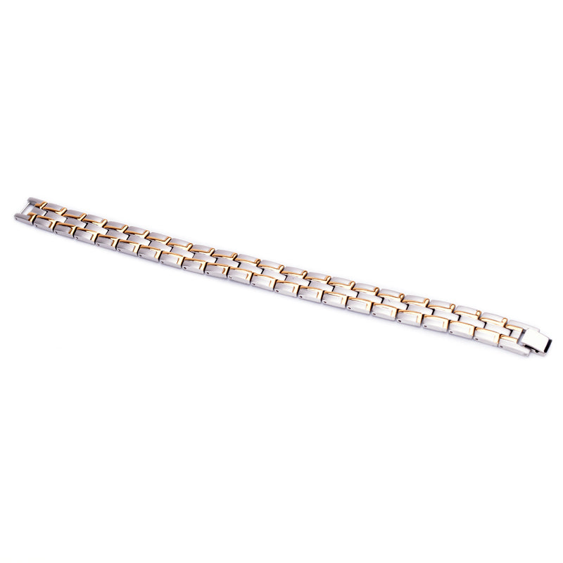 
                  
                    Stainless Steel Energy Bracelet 4-in-1. 2 Colors available. Model B041
                  
                