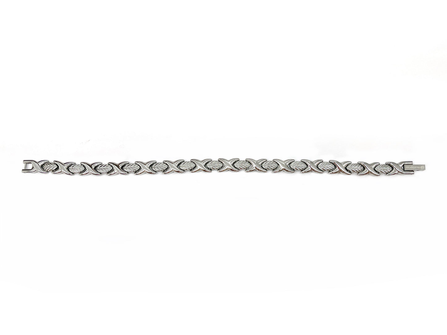 
                  
                    Stainless Steel Energy Bracelet 4-in-1. Silver color. Model BR-S-273
                  
                