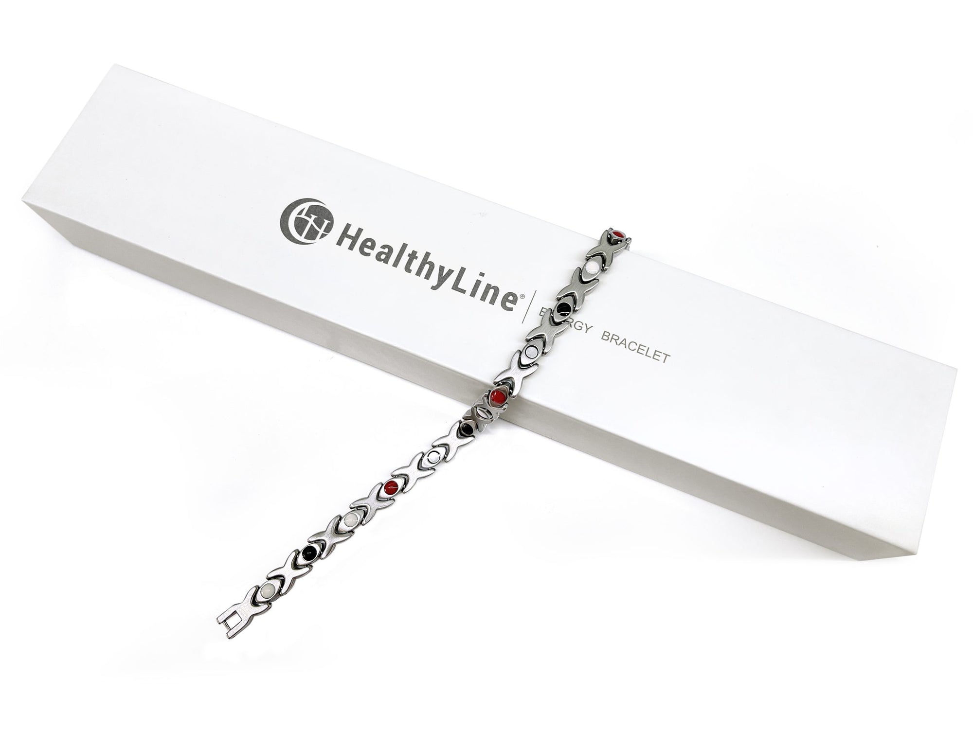 
                  
                    Attractive Stainless Steel Bracelet with Magnets, Negative Ions, Far-Infrared Rays, and Germanium
                  
                