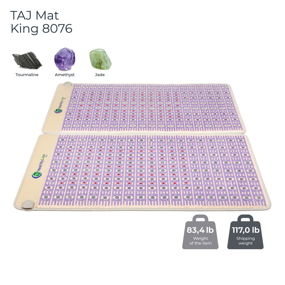 
                  
                    TAJ-Mat™ King 8076 Firm | Photon PEMF Split InfraMat Pro®
                  
                
