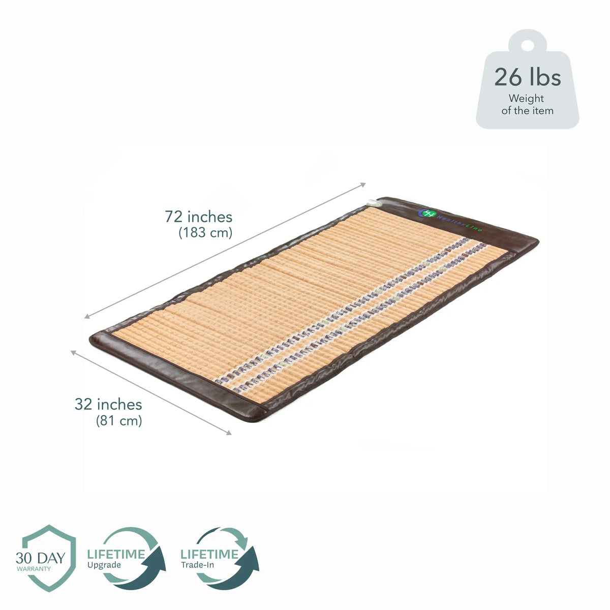 Soft 7232 72x32 in. (183x81 cm), 26 lbs. 30-Day Warranty, Lifetime Upgrade, Lifetime Trade-In
