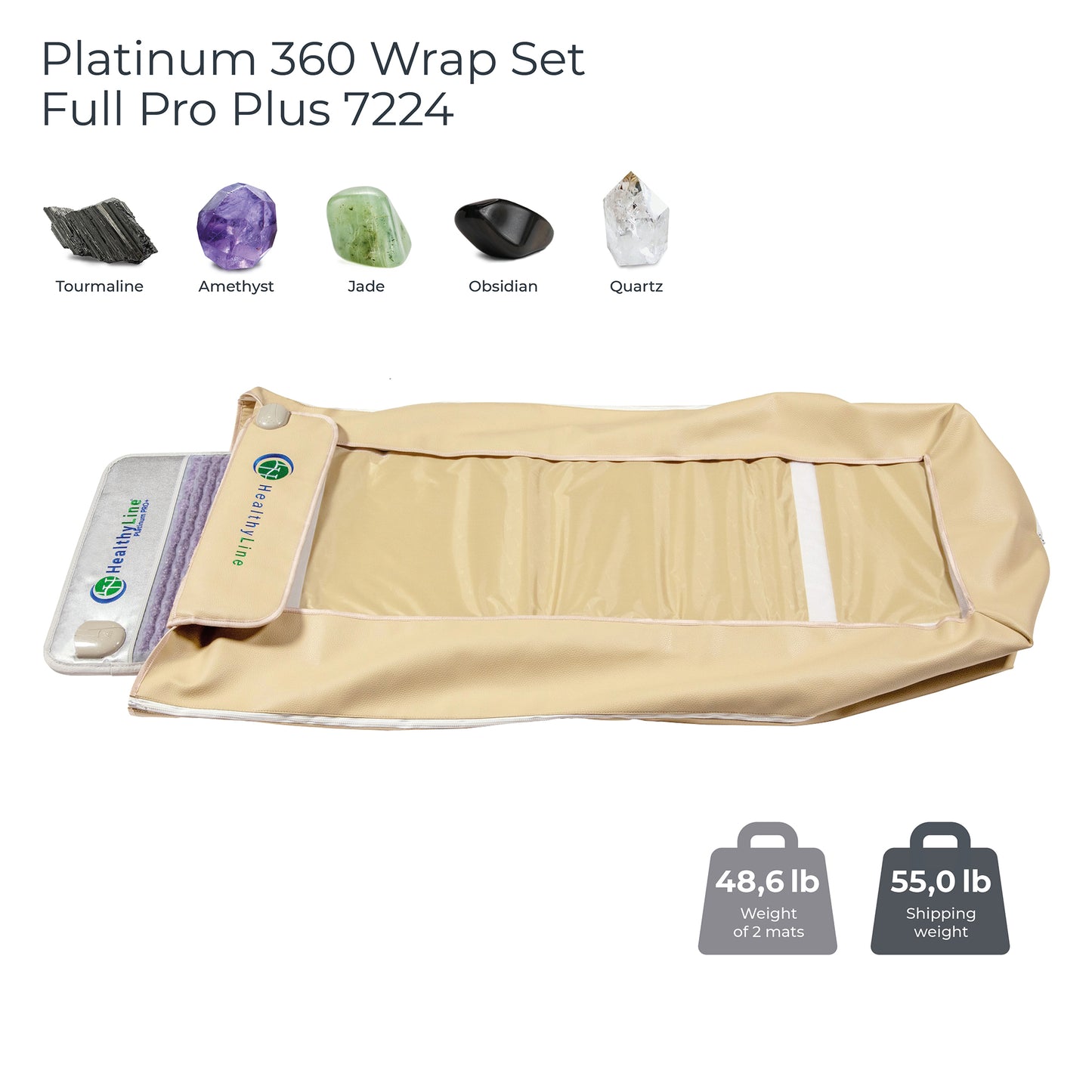 
                  
                    360 Wrap Set Platinum & SOFT Full 7224 | Photon Advanced PEMF InfraMat Pro®
                  
                