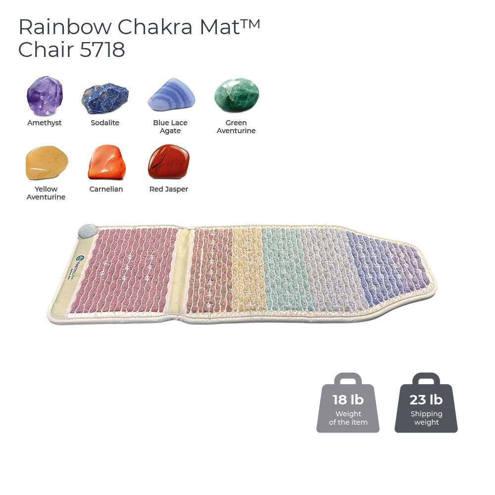 
                  
                    Rainbow Chakra Mat™ Chair 5718 Firm | Photon PEMF InfraMat Pro®
                  
                