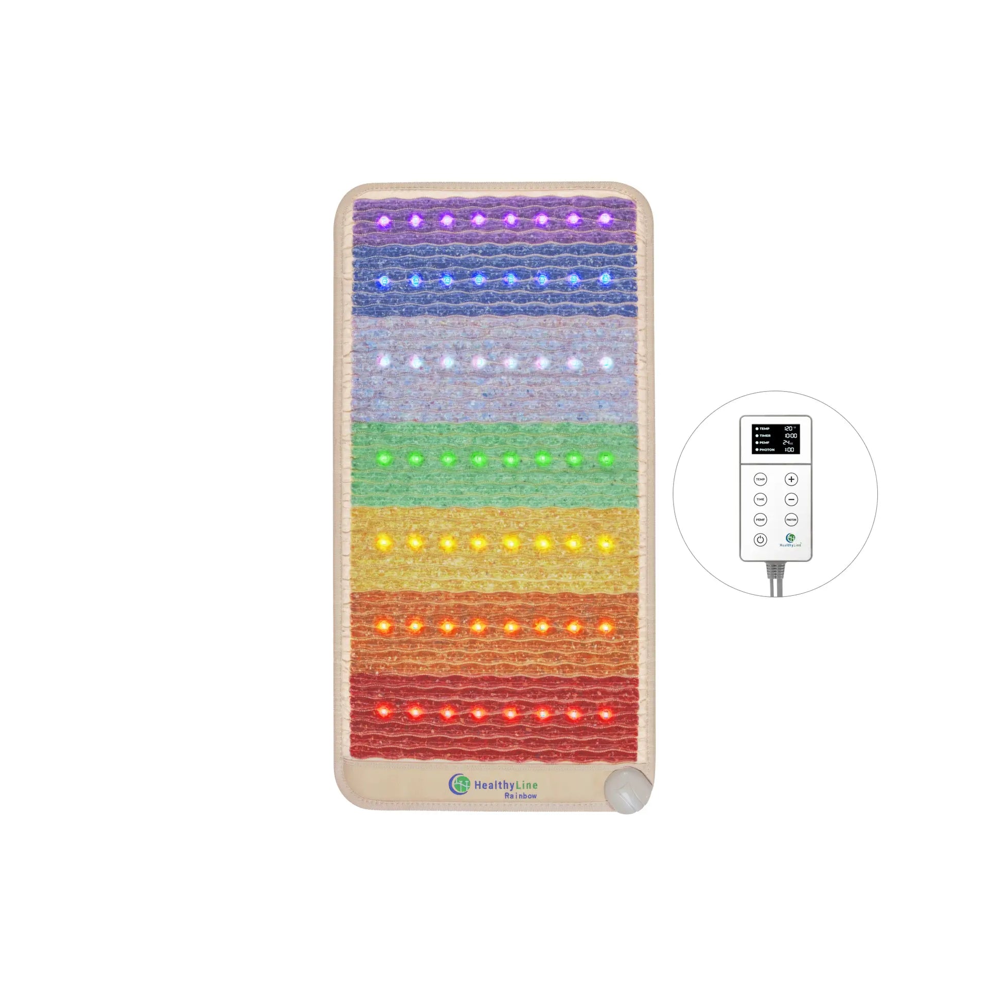 Rainbow Chakra Series | PEMF Far Infrared Heating Mats