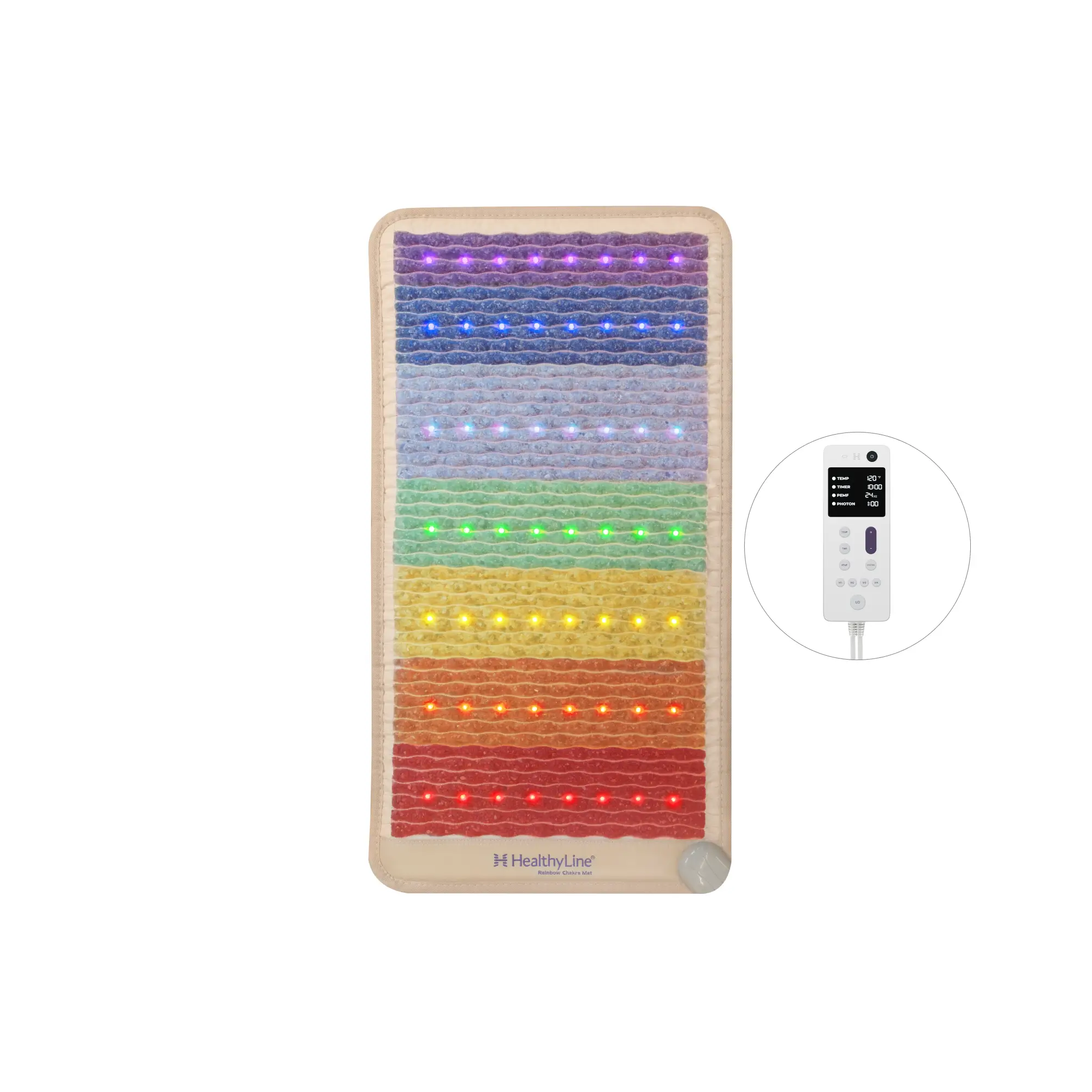 
                  
                    Rainbow Chakra Series | PEMF Far Infrared Heating Mats
                  
                