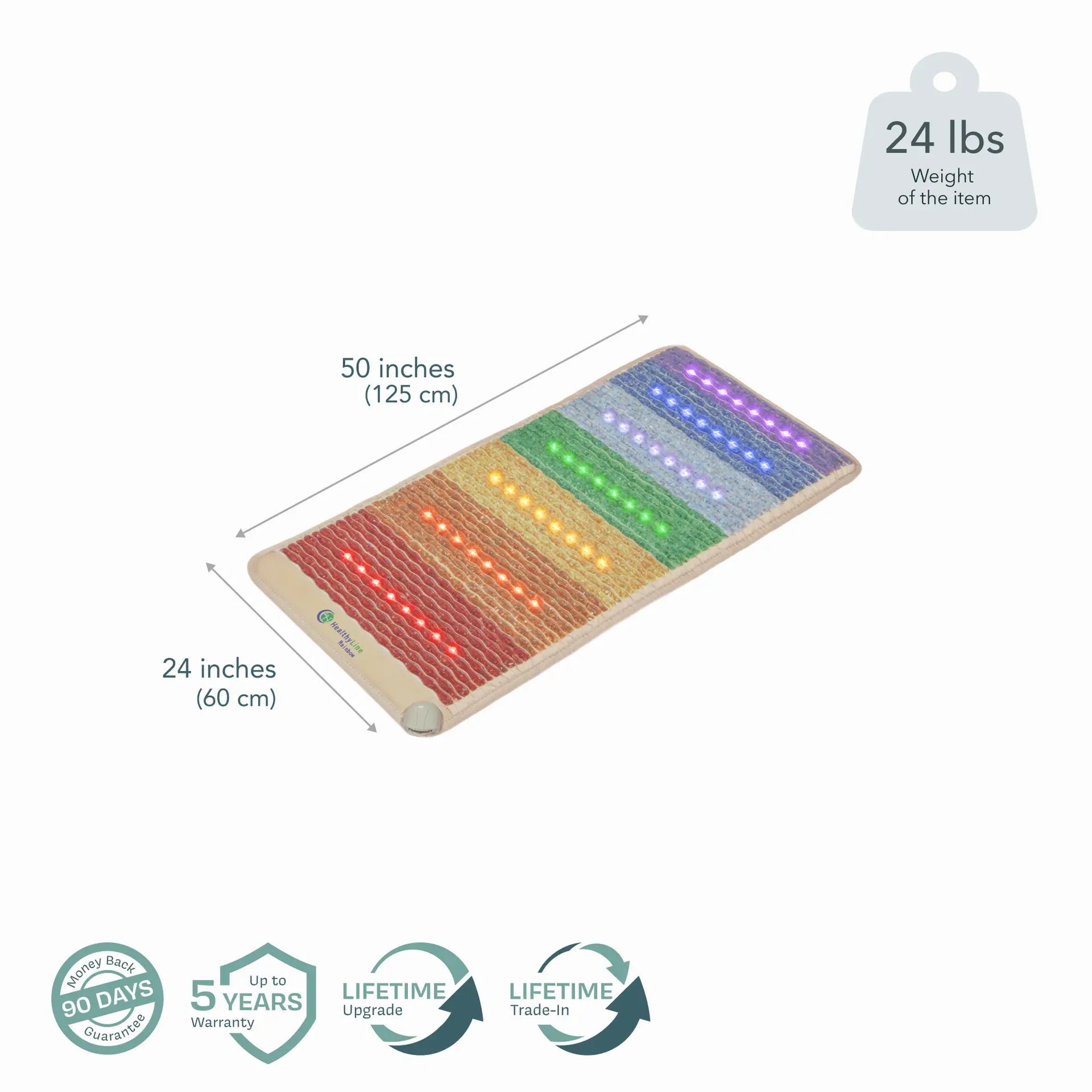 
                  
                    Rainbow Chakra Series | PEMF Far Infrared Heating Mats
                  
                