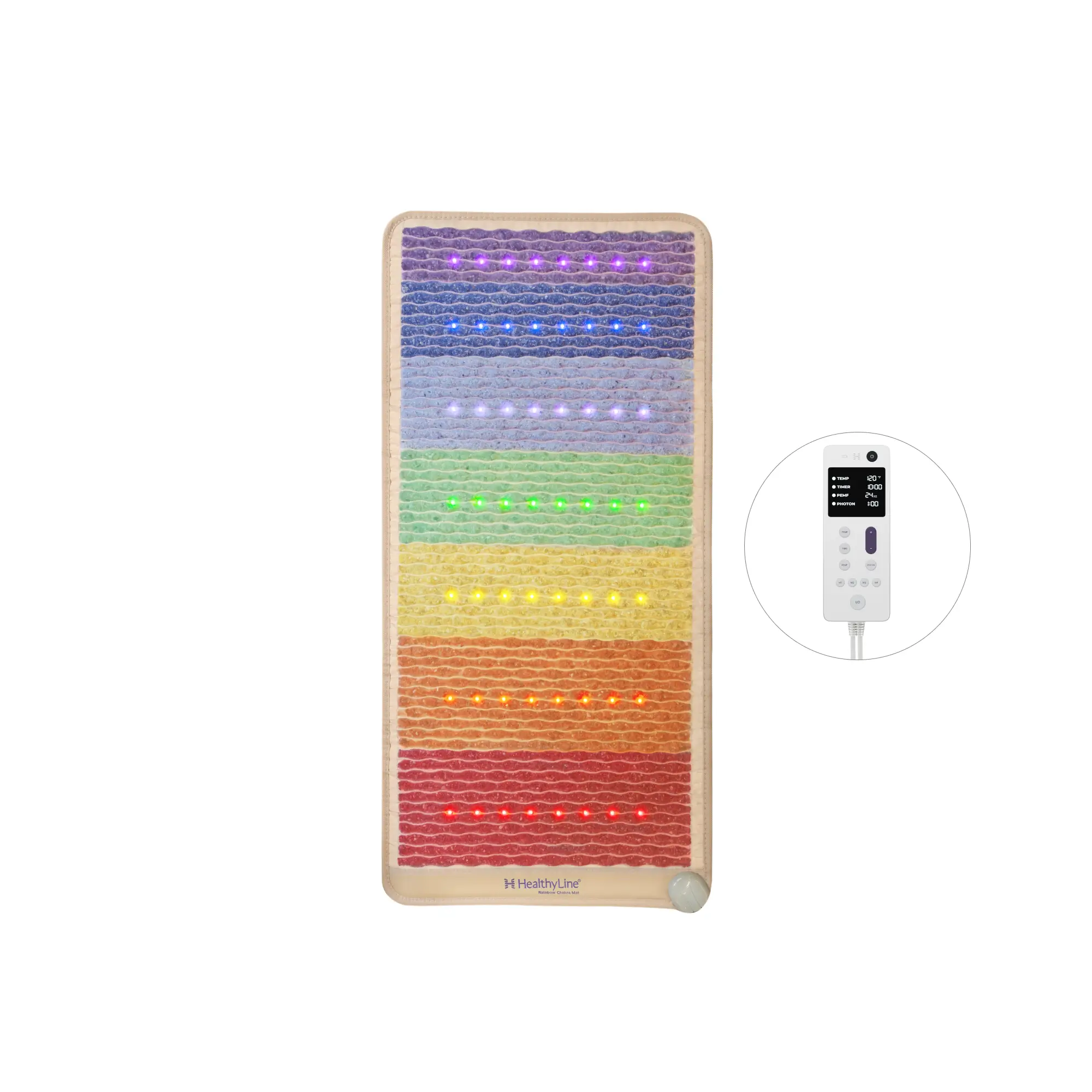 
                  
                    Rainbow Chakra Series | PEMF Far Infrared Heating Mats
                  
                