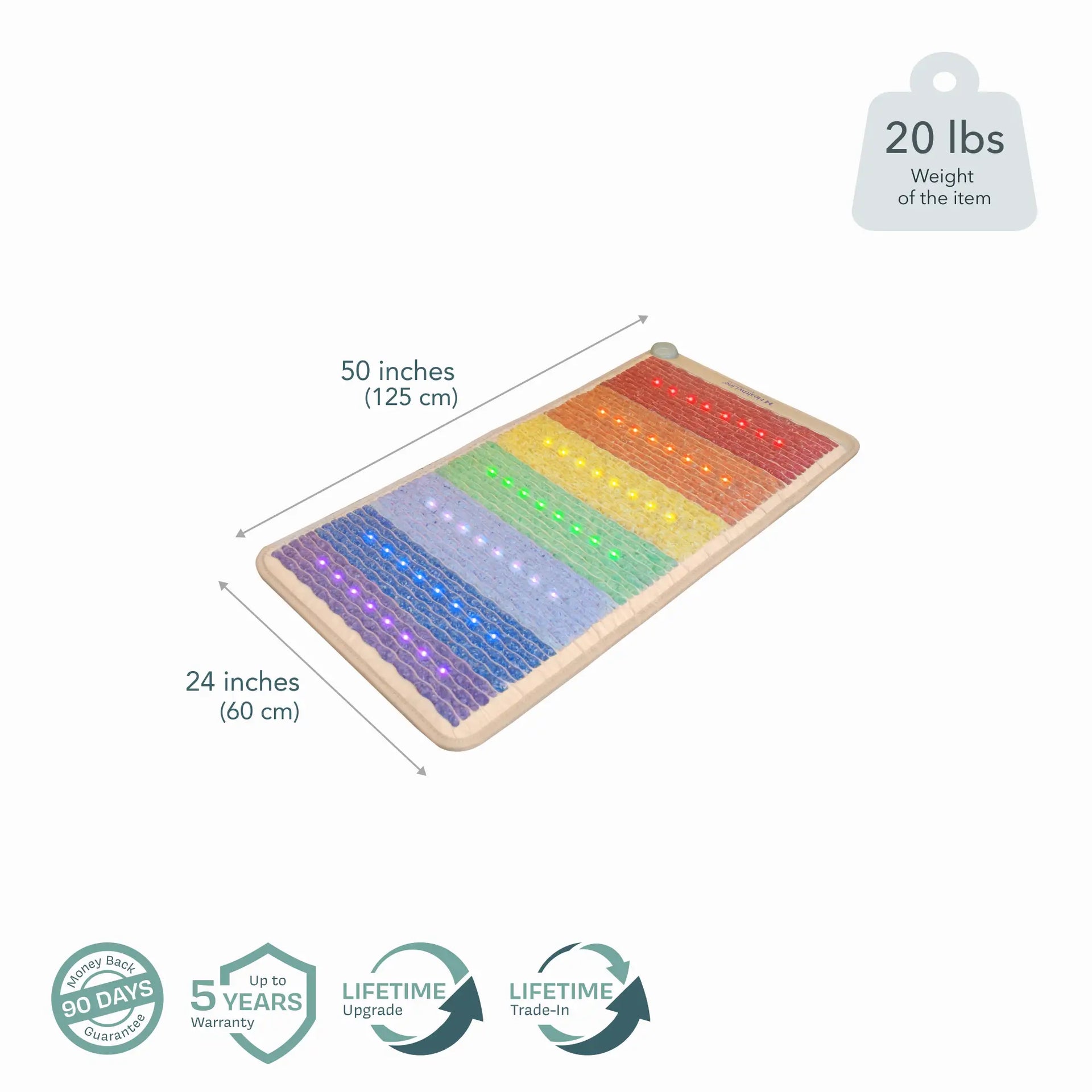 
                  
                    Rainbow Chakra Series | PEMF Far Infrared Heating Mats
                  
                