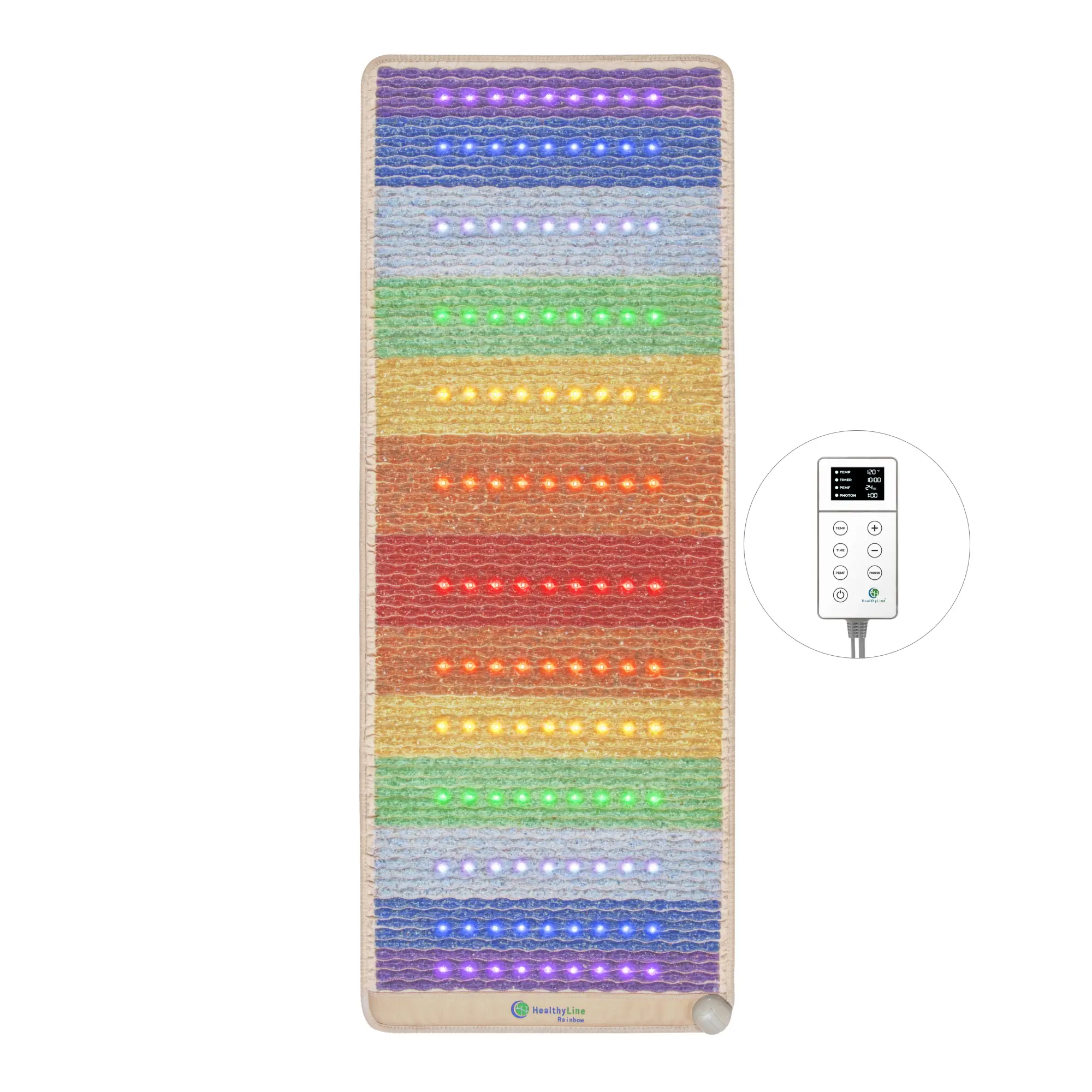 
                  
                    Rainbow Chakra Series | PEMF Far Infrared Heating Mats
                  
                