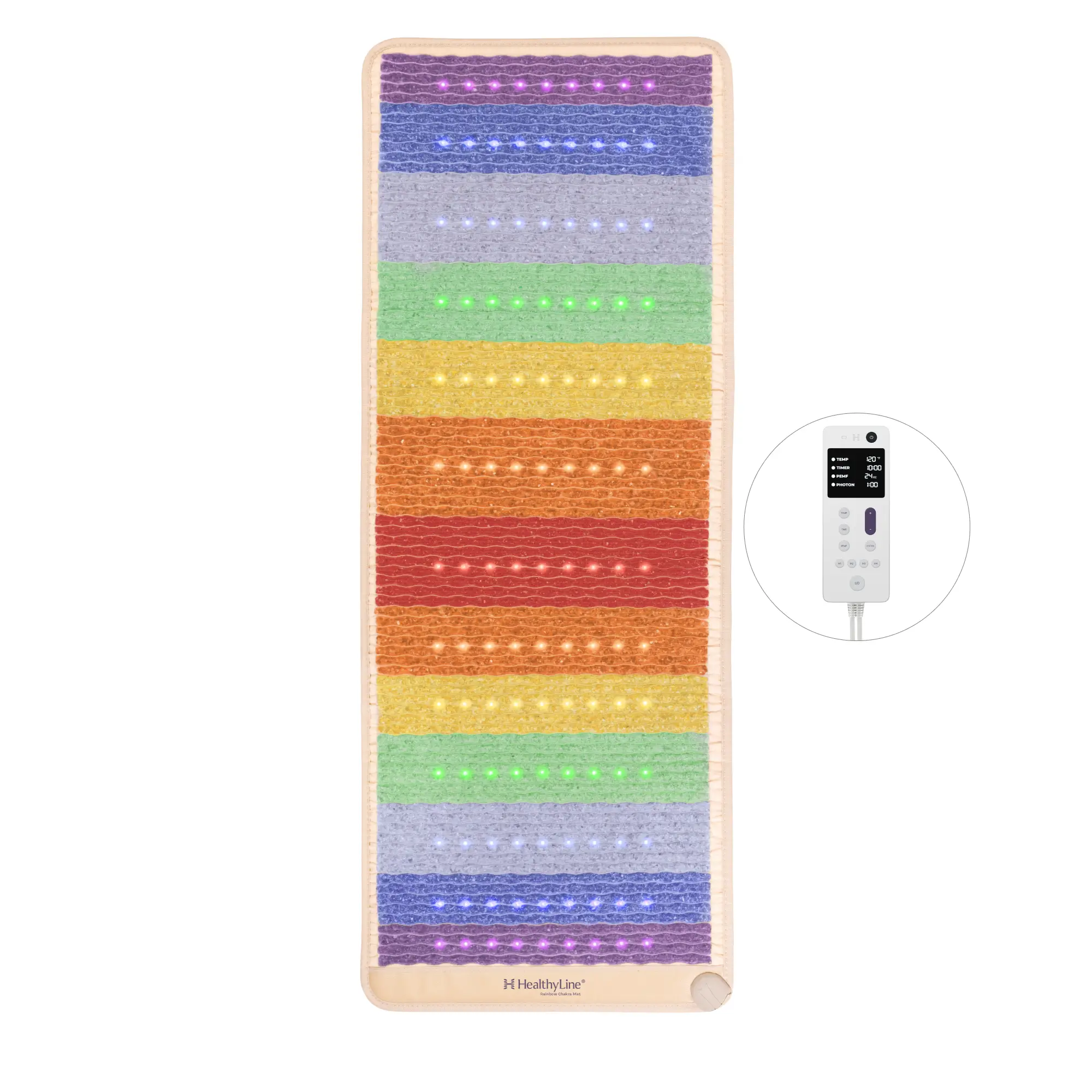Rainbow Chakra Series | PEMF Far Infrared Heating Mats