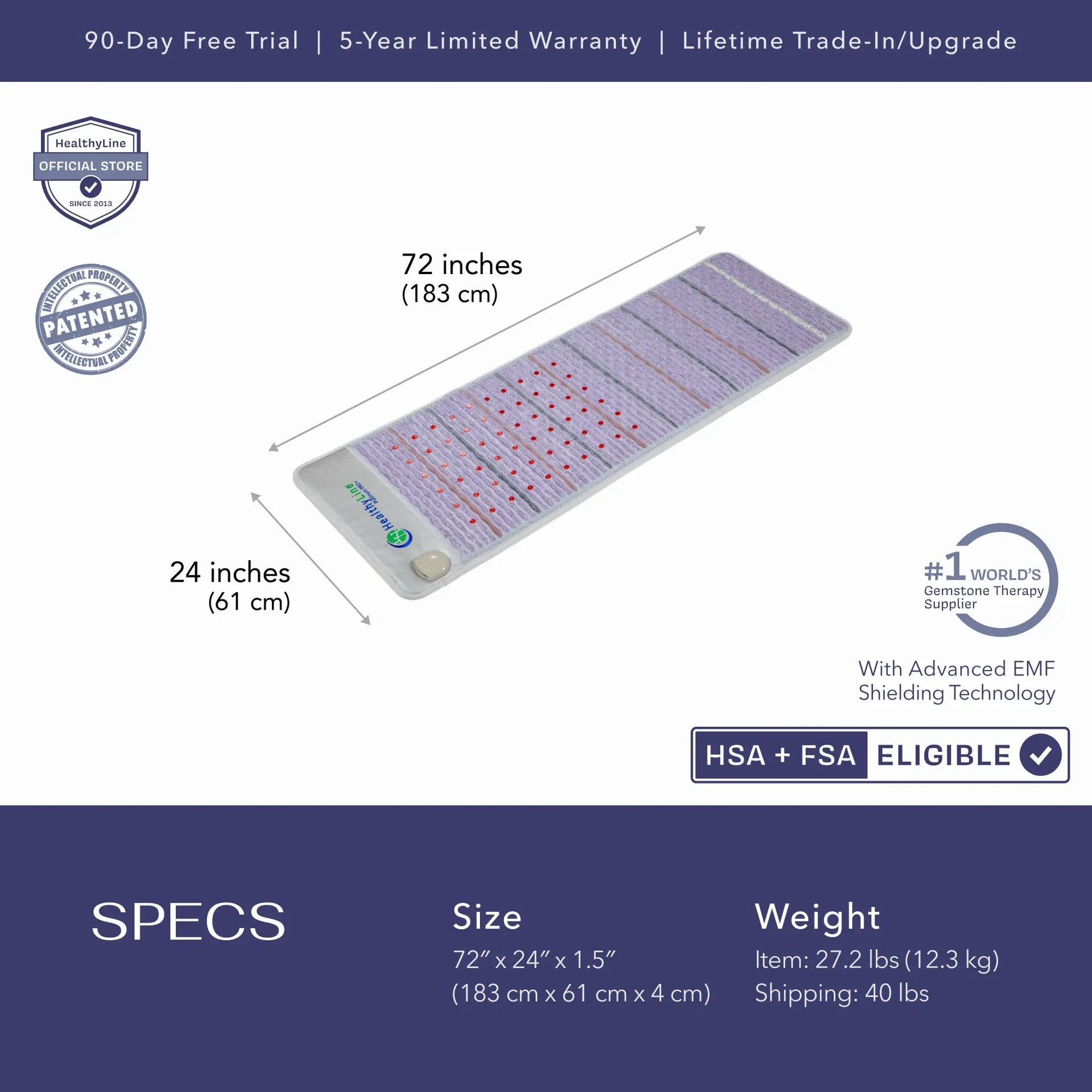 
                  
                    Platinum Series | PEMF Far Infrared Heating Mats
                  
                