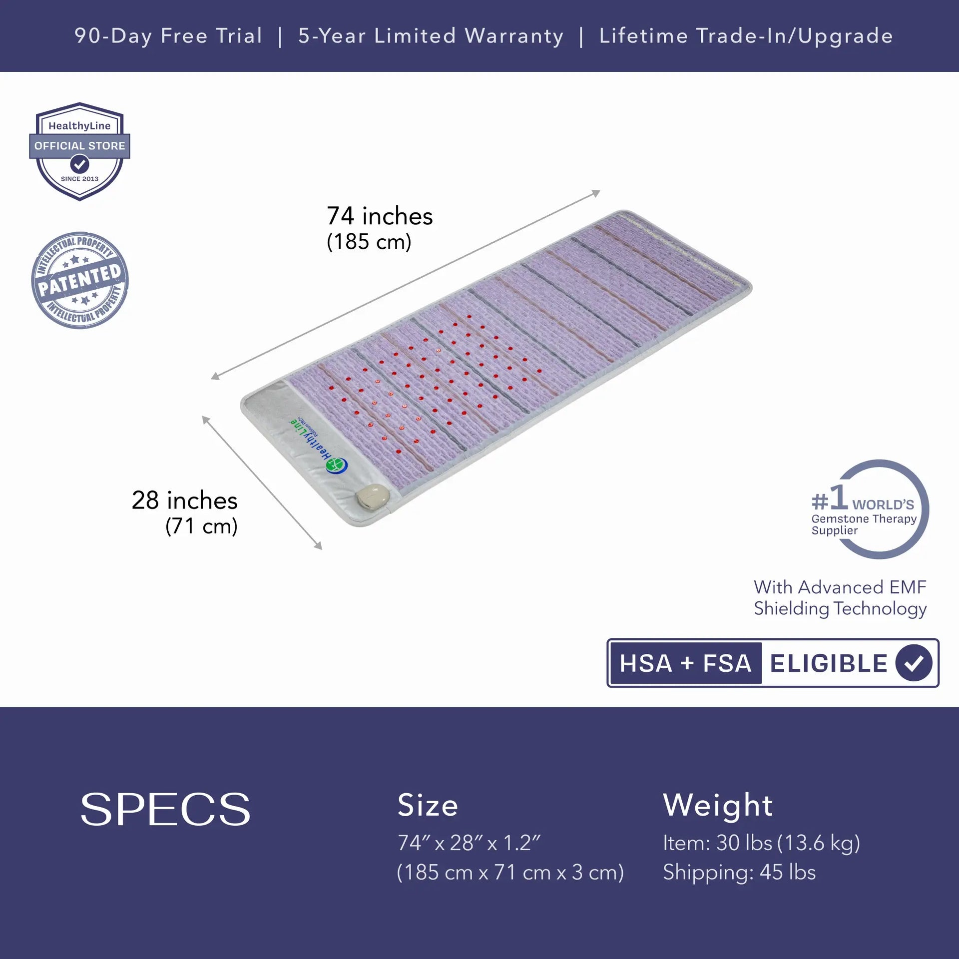 
                  
                    Platinum Series | PEMF Far Infrared Heating Mats
                  
                