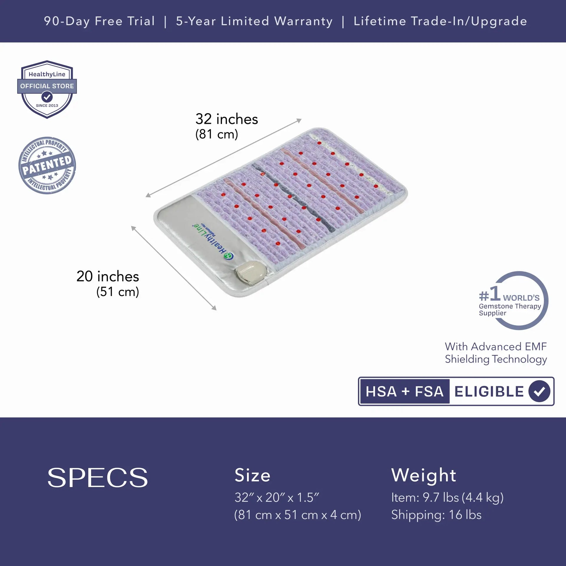 
                  
                    Platinum Series | PEMF Far Infrared Heating Mats
                  
                