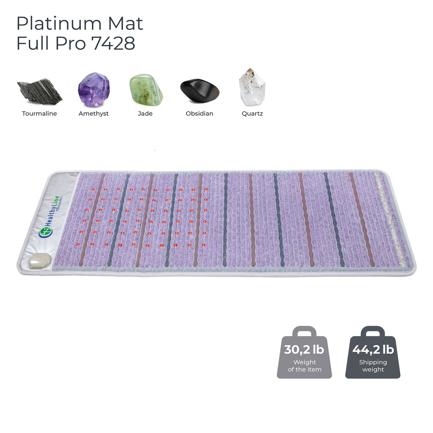 
                  
                    Platinum Mat™ Full Pro PLUS 7428 Firm | Photon Advanced PEMF InfraMat Pro®
                  
                