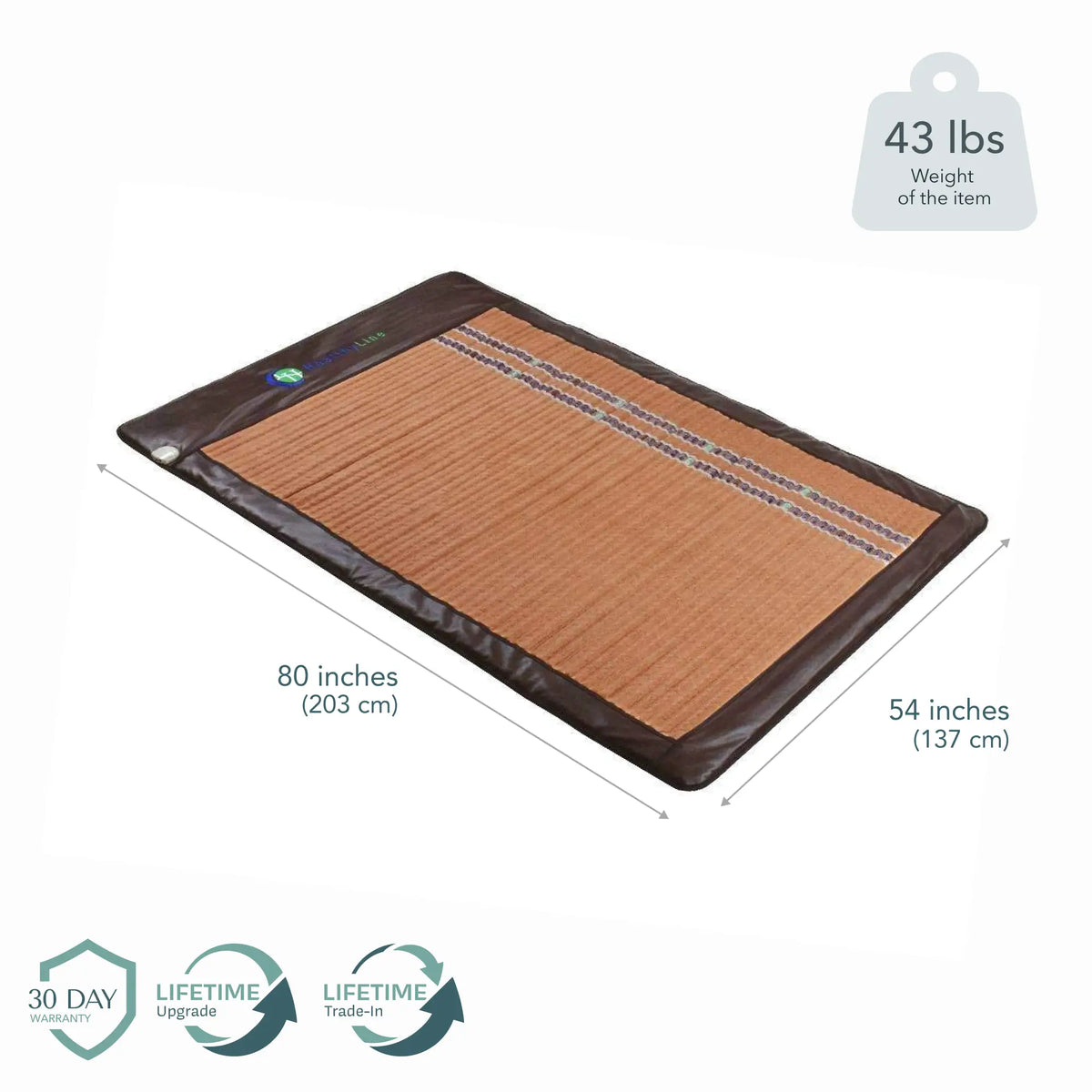 Soft 8054 80x54 in. (203x137 cm), 43 lbs. 30-Day Warranty, Lifetime Upgrade, Lifetime Trade-In
