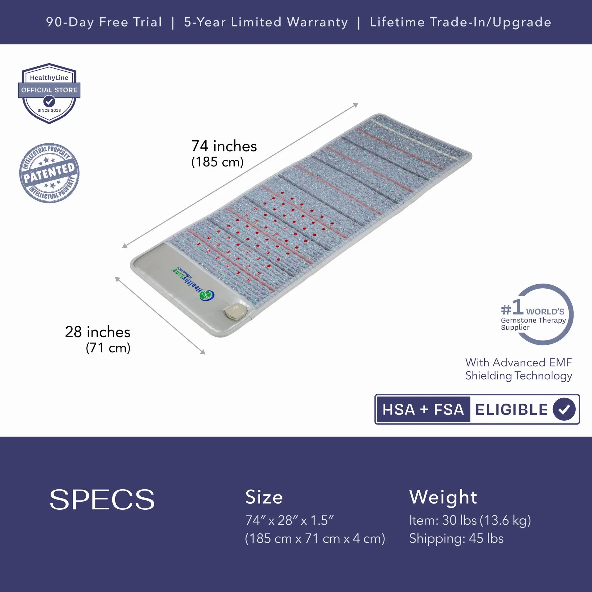 
                  
                    Platinum Series | PEMF Far Infrared Heating Mats
                  
                