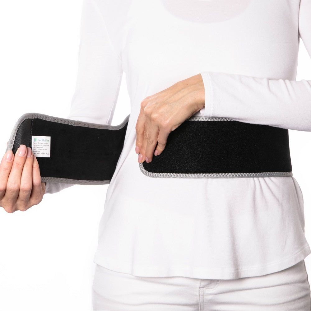 Portable Heated Gemstone Pad Belt Model  by HealthyLine 

