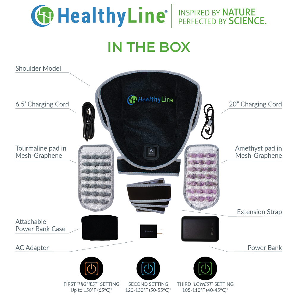 Portable Heated Shoulder HealthyLine mat
