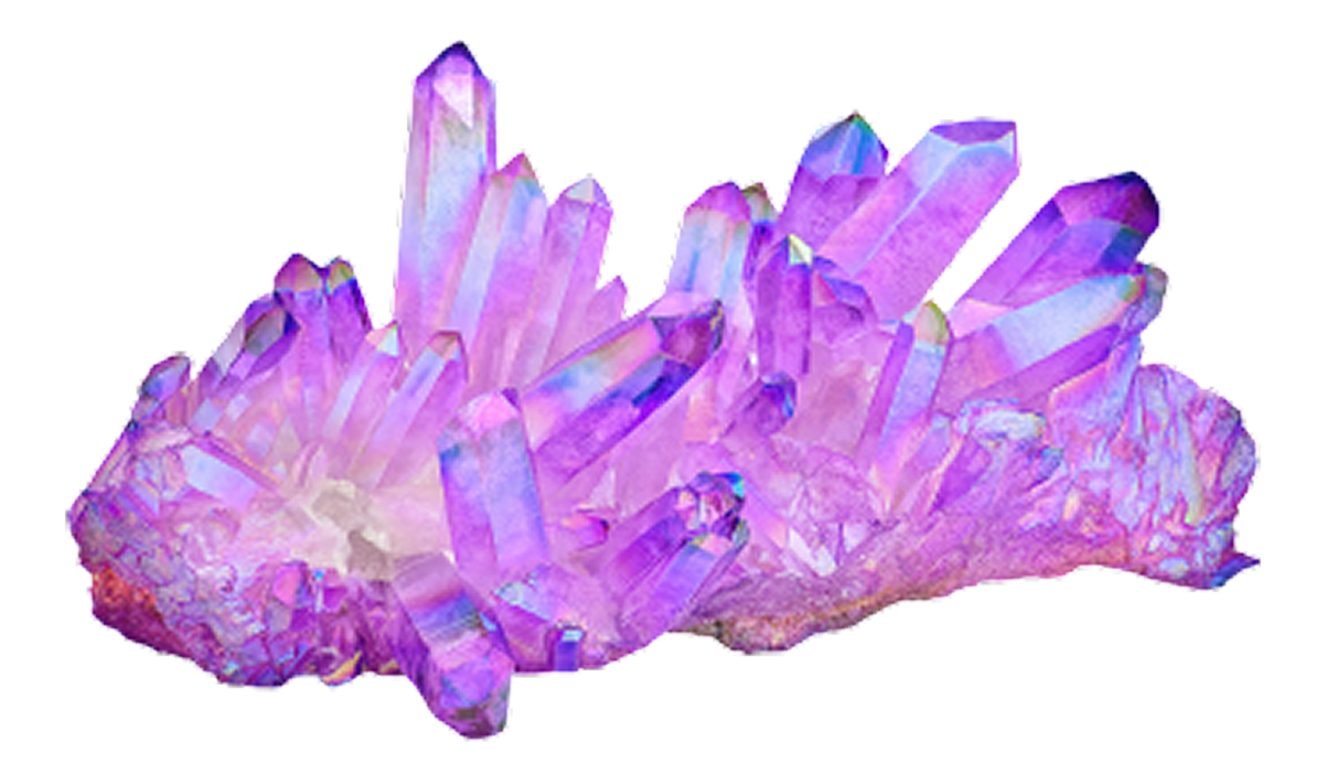 Aura Amethyst Stone