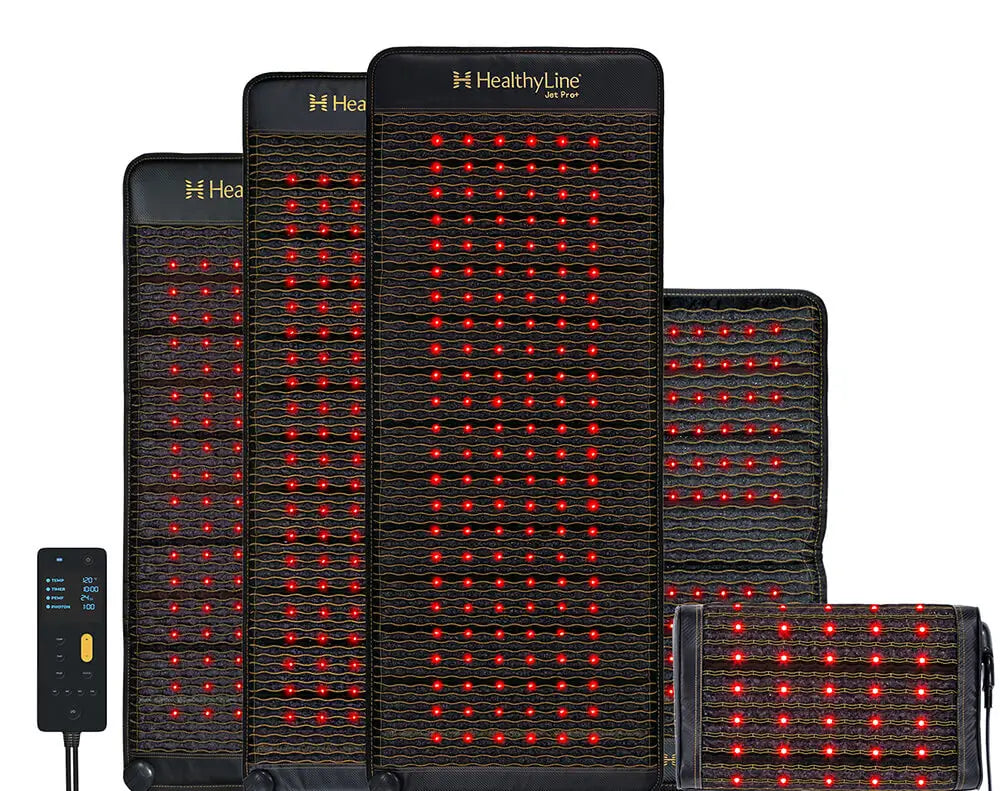 PEMF Mat with Red Light | Jet Series Infrared Heating Mats – HealthyLine