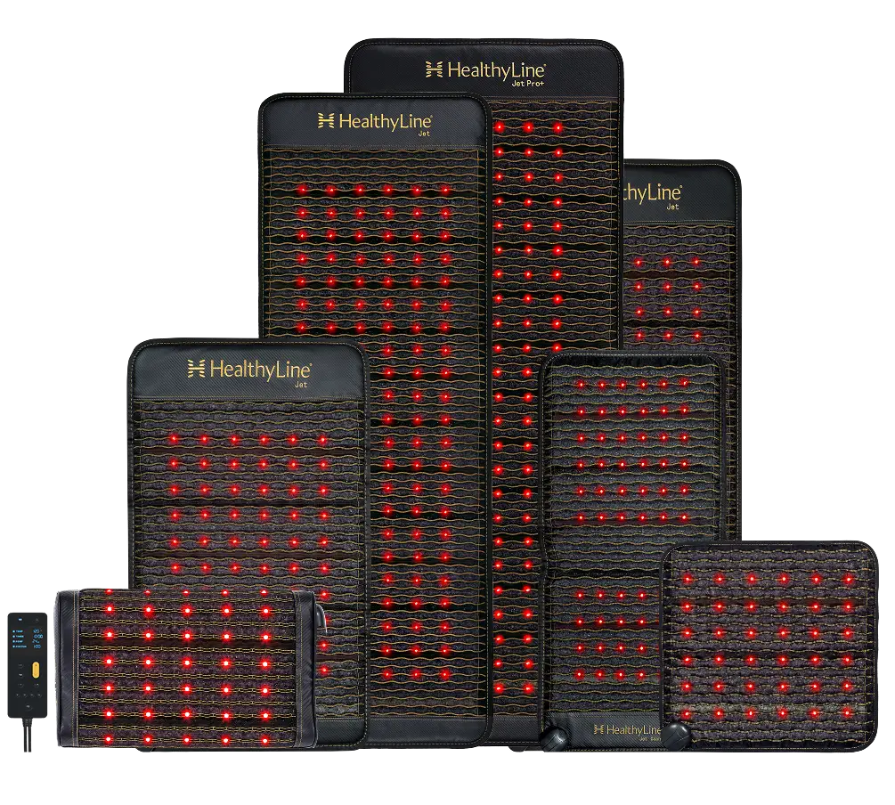 PEMF Mat with Red Light | Jet Series Infrared Heating Mats – HealthyLine