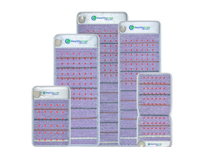 Entire Platinum series, 5 different sizes, on a white background 