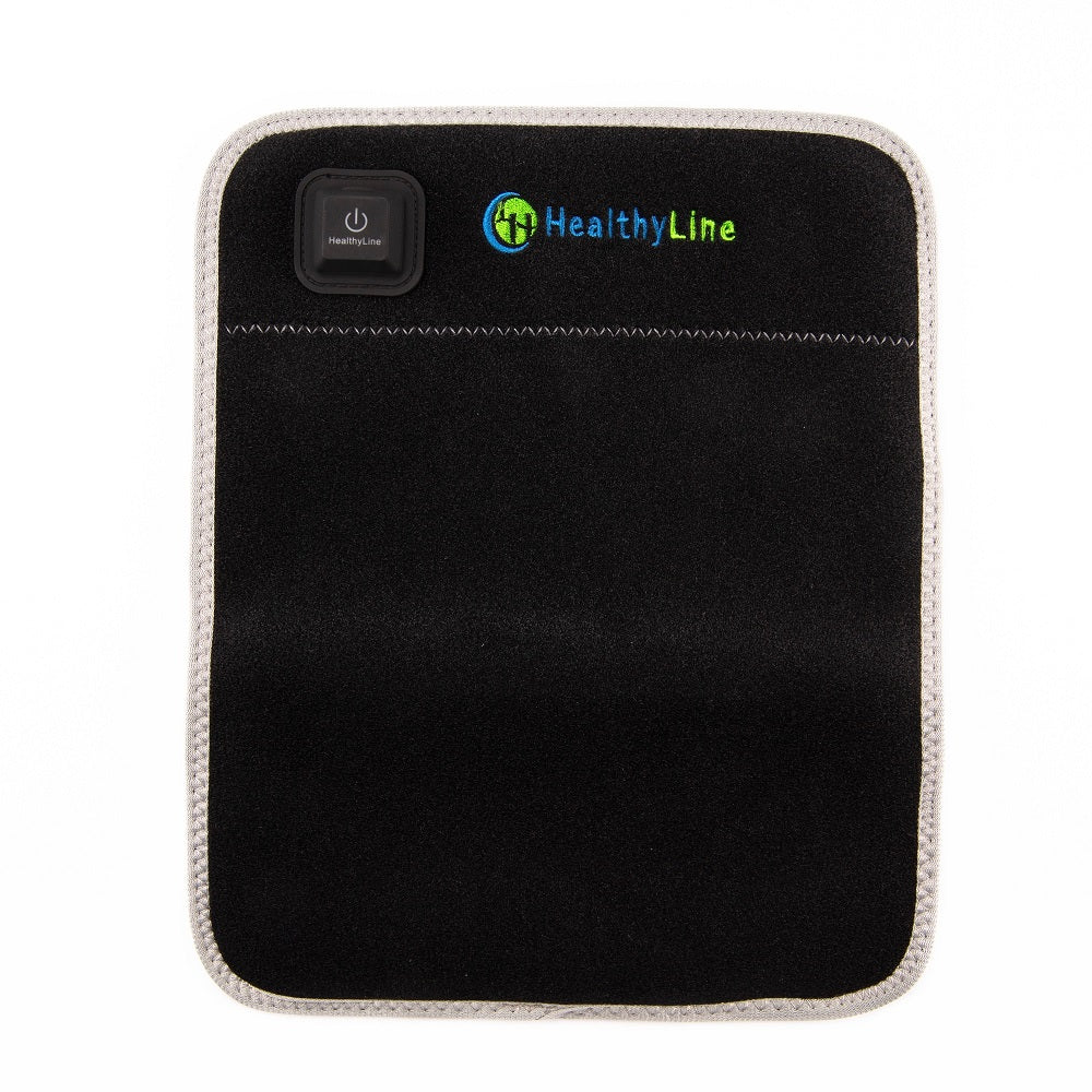 Portable Heated Gemstone Pad Flat Model  by HealthyLine on white background 
