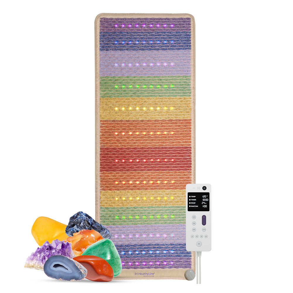 Align your mind, body, and spirit with the Rainbow Chakra Mat™