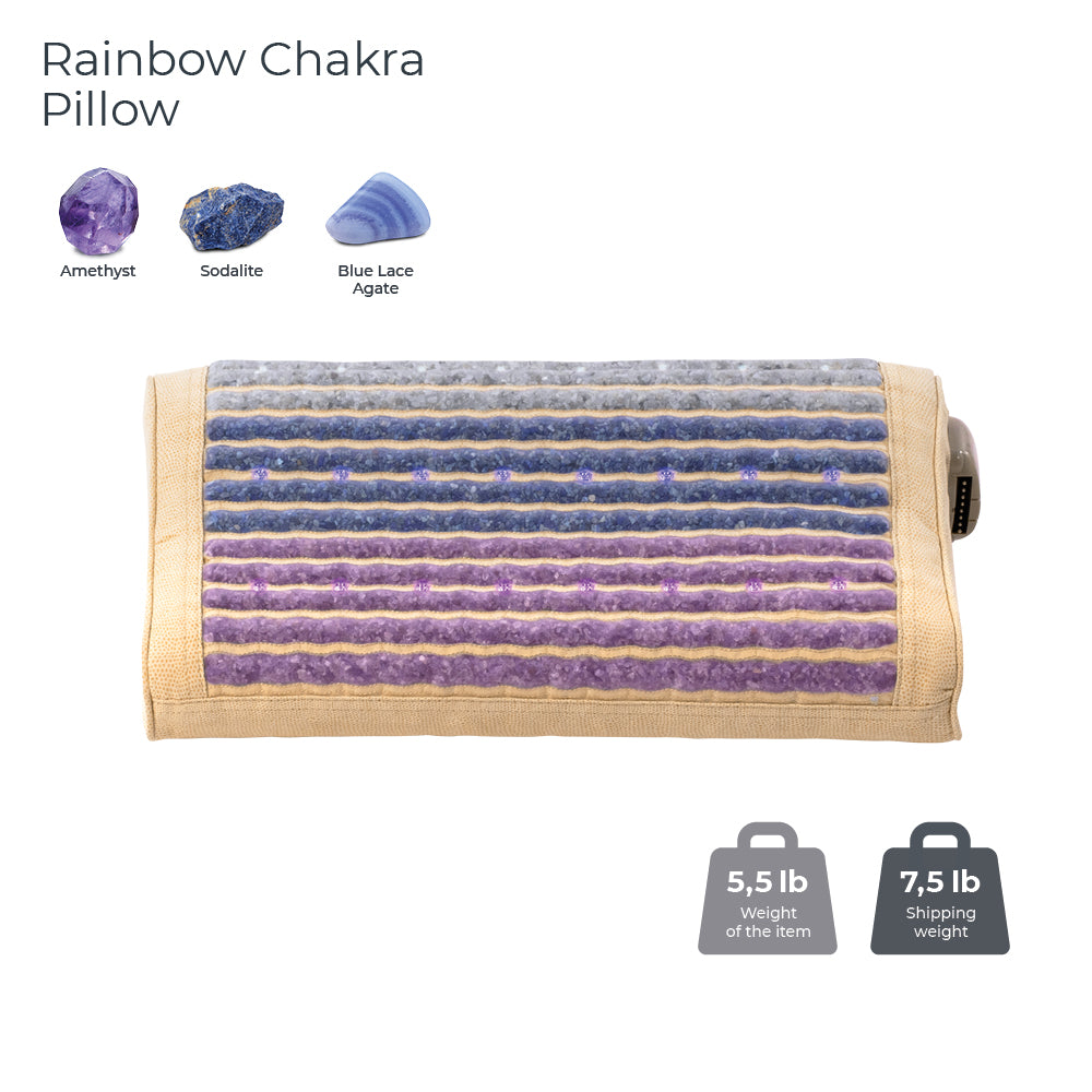 
                  
                    Rainbow Chakra Pillow Soft | Photon - Heated
                  
                