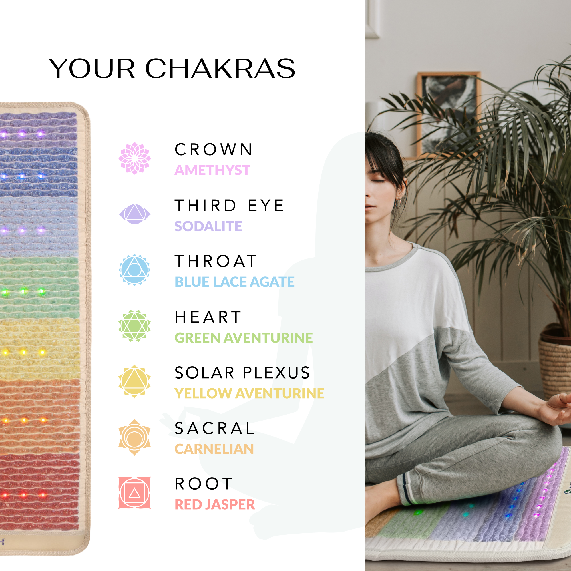 
                  
                    [Variant] The Rainbow Chakra Series / Rainbow Mat™ 74" x 28" 3rd edition
                  
                