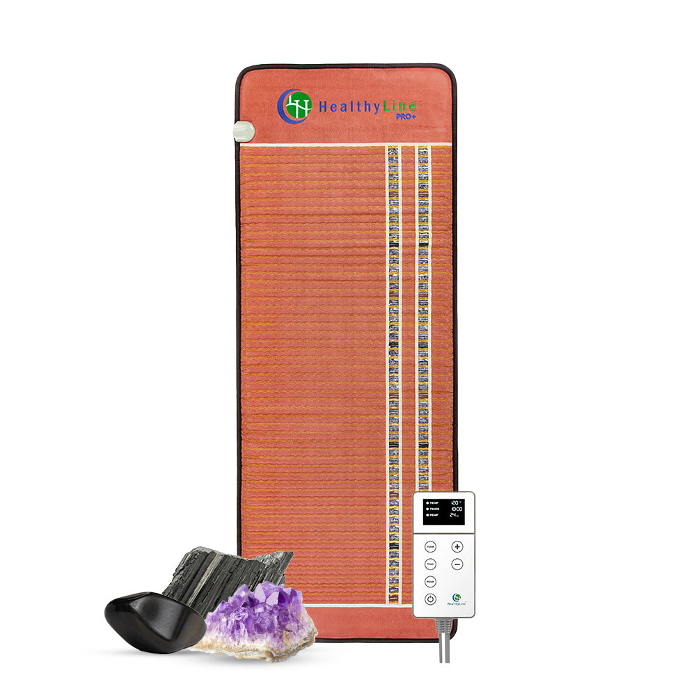 The TAO Series PEMF grounding mat with far-infrared heat and hot stone therapy