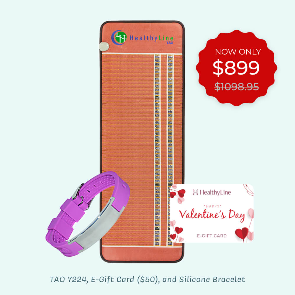 TAO-Mat® Valentine's Gift Set, including TAO Mat, Silicone Bracelet, E-Gift Card