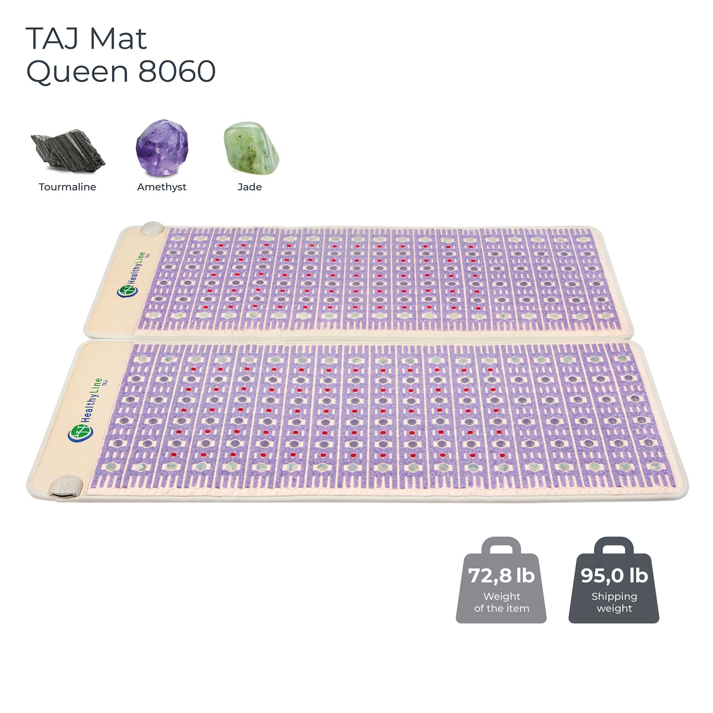 
                  
                    TAJ-Mat™ Queen 8060 Firm | Photon PEMF Split InfraMat Pro®
                  
                