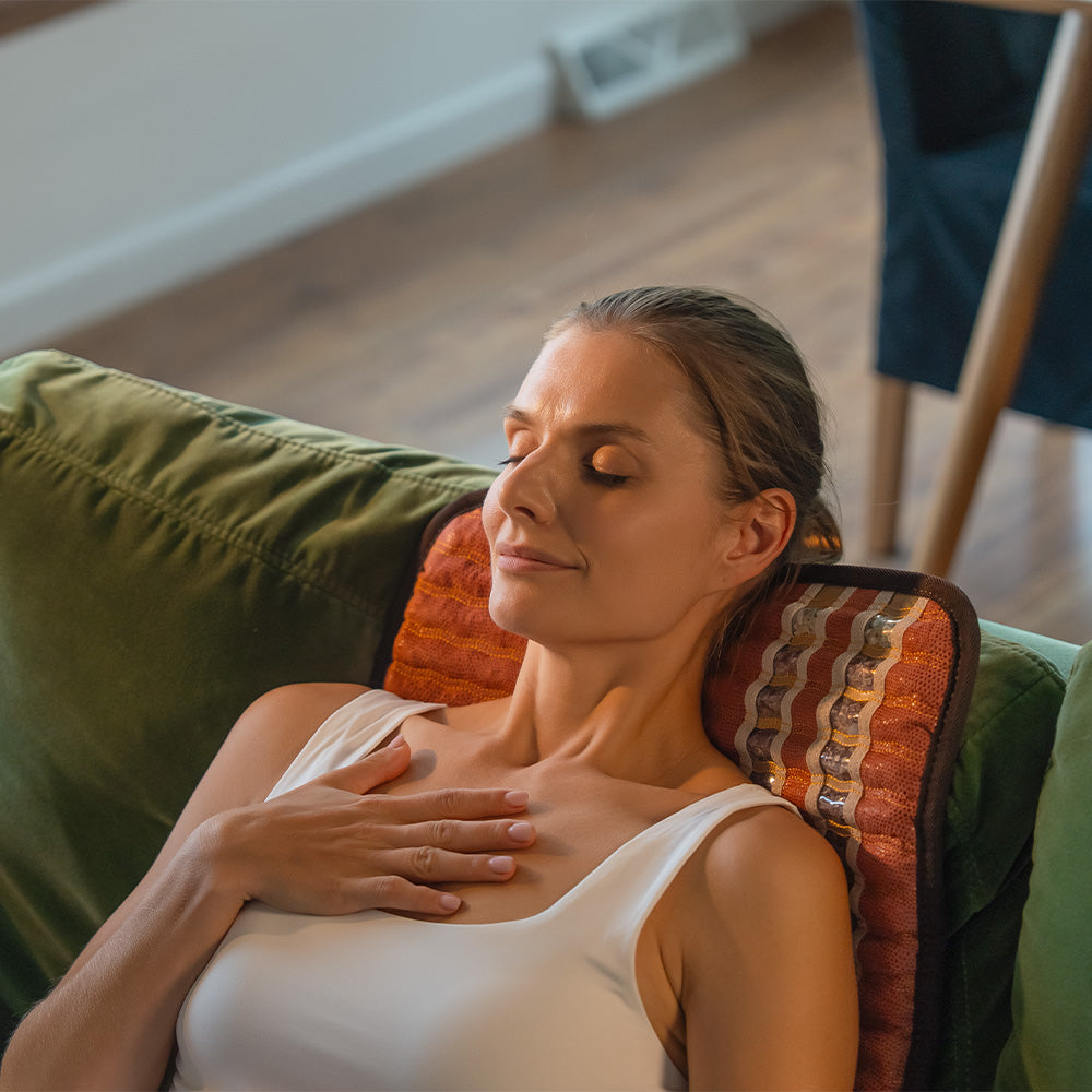 
                  
                    Tourmaline Amethyst Obsidian TAO Mat Small 1818 Soft InfraMat Pro
                  
                