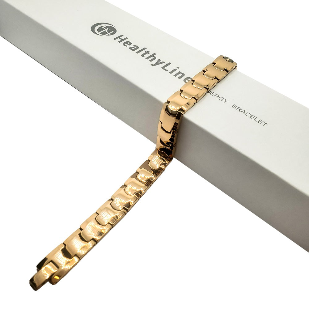 
                  
                    Tungsten Energy Bracelet 5-in-1. Rose Gold Color. Model BR-TNG-305M
                  
                