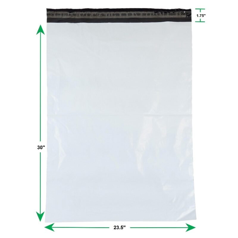 
                  
                    White Poly Mailer Envelopes Shipping Bags (100 Pcs) with Self Adhesive, Waterproof and Tear Resistant Postal Bags
                  
                