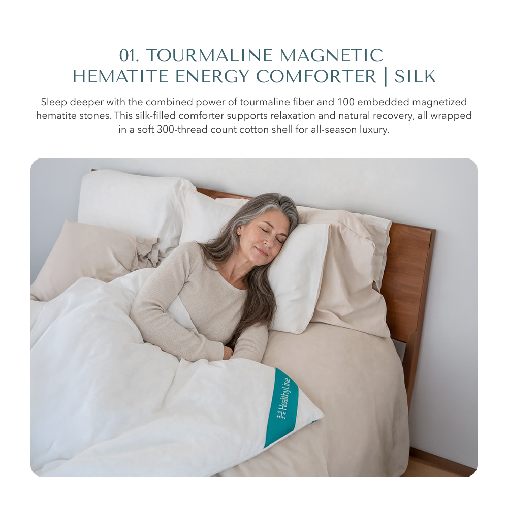 Tourmaline Magnetic Hematite Energy Comforter Bundle

