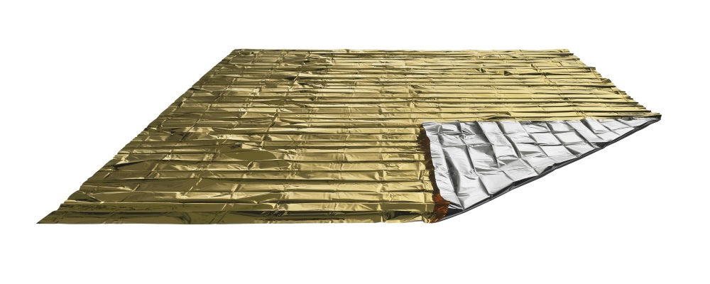 
                  
                    Heat Reflective Survival Mylar Thermal Space Blanket for first aid, safety, or thermal blanket
                  
                