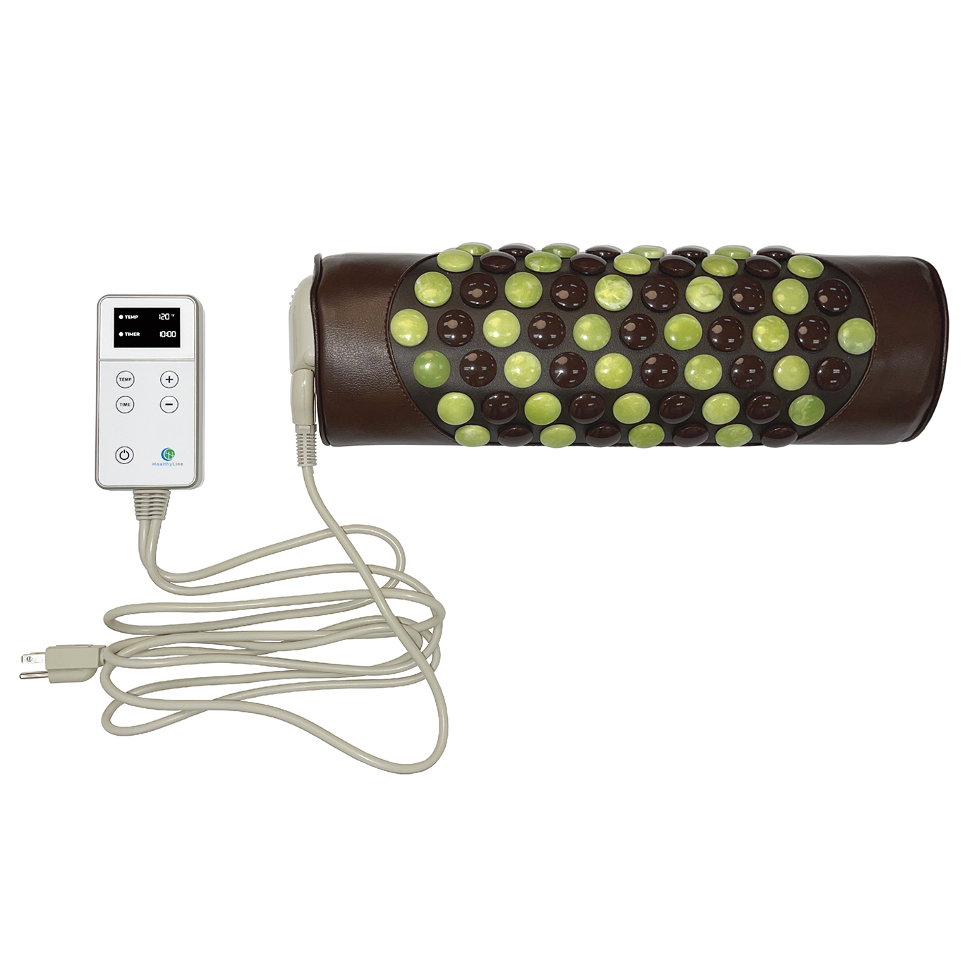 Picture of the HealthyLine Pebble JT Bolster Firm InfraMat Pro® Sleepaway your pain with the jade and tourmaline bolster!