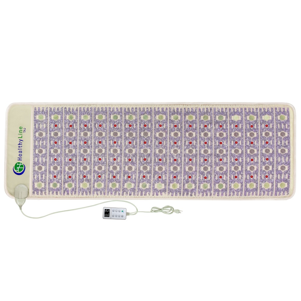 Picture of the HealthyLine TAJ-Mat™ Full 7224 Firm - Photon PEMF InfraMat Pro® The best-in-class gemstone therapy mat. Experience the fully-equipped model that delivers the ultimate wellness-experience!