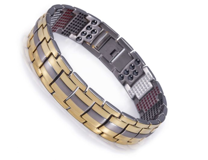 Titanium Unisex Magnetic Power 4-in-1 Bracelet